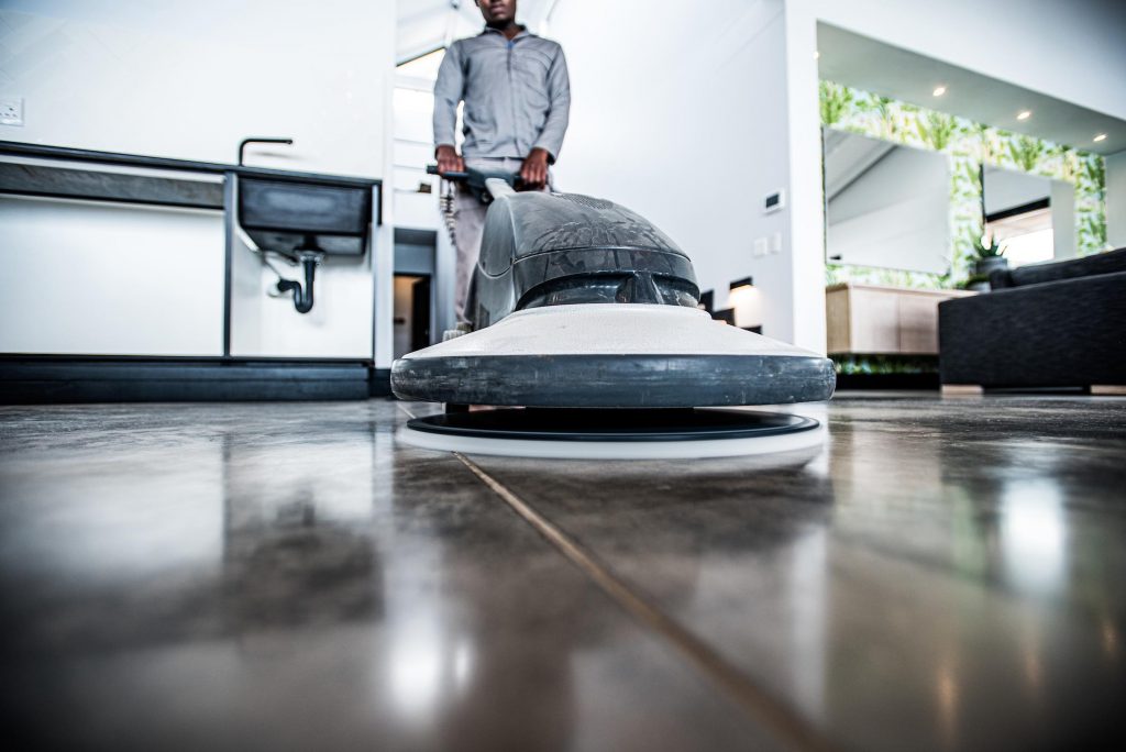 high gloss chemical polish floors